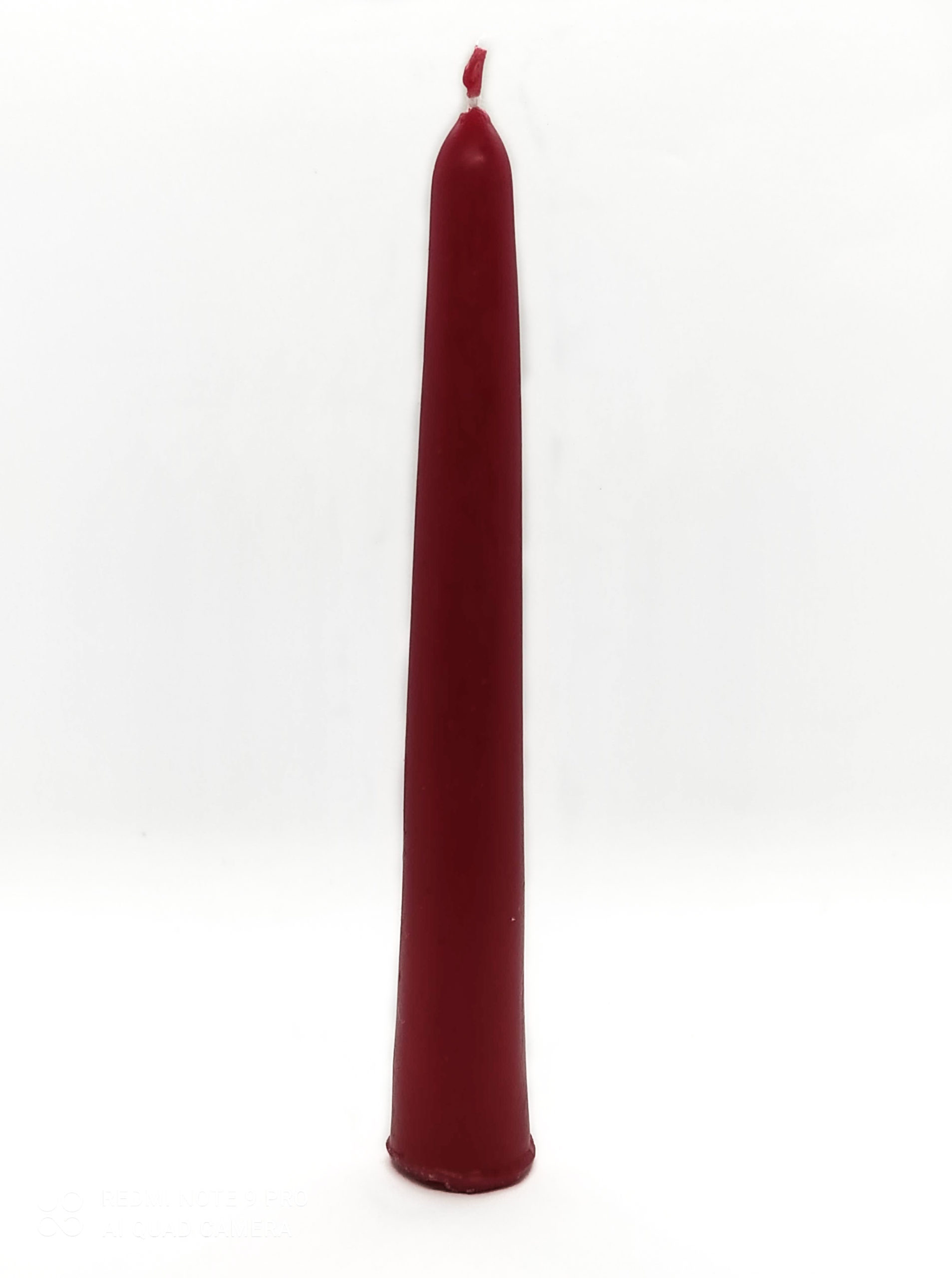 Świeca z wosku pszczelego czerwona