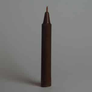 Świeca z wosku pszczelego brązowa Świeca z wosku pszczelego kolor brąz