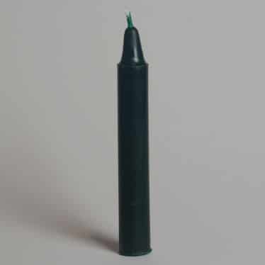 świeca z wosku pszczelego zielona Świeca z wosku pszczelego kolor zielony