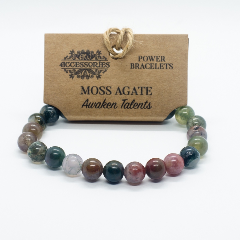 Bransoletka Mocy - Agat Mszysty Bransoletka Mocy - Agat Mszysty