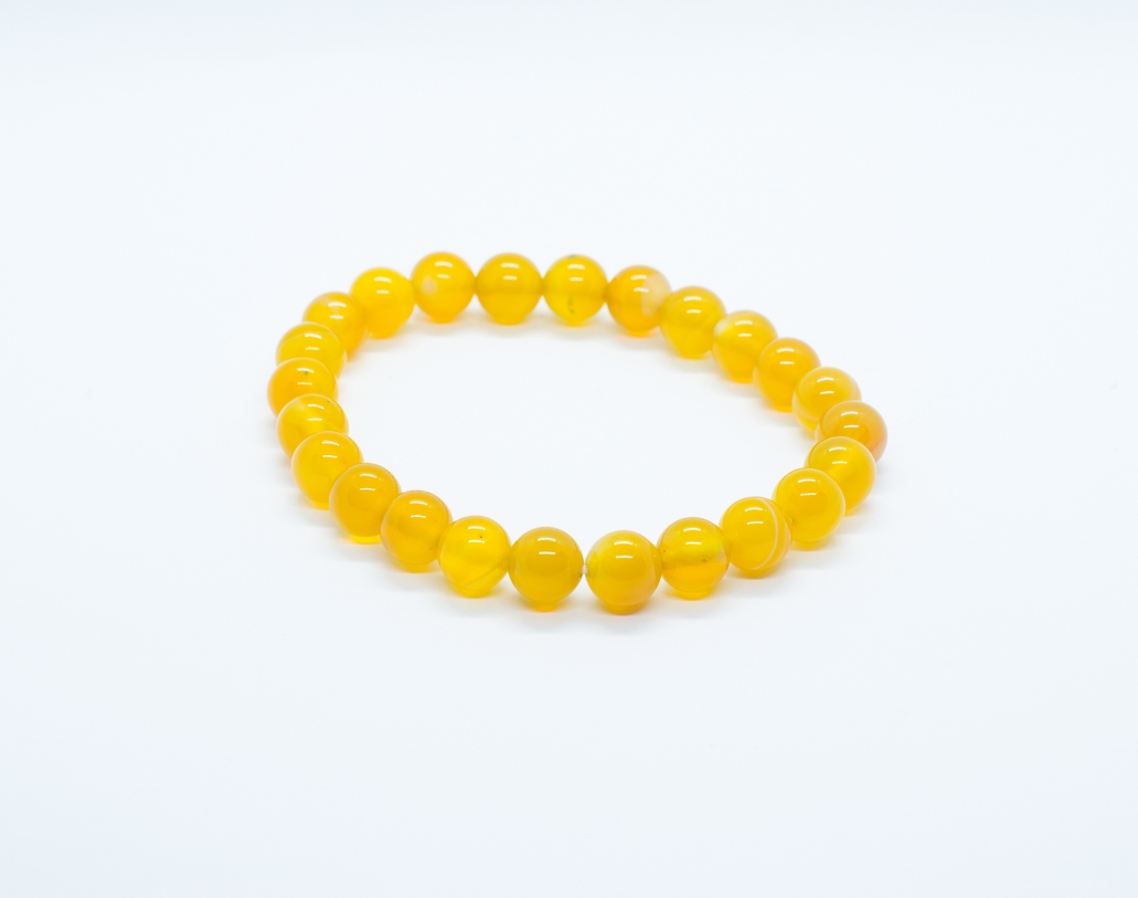 Bransoletka Mocy Kalcyt Miodowy Kryształ widok