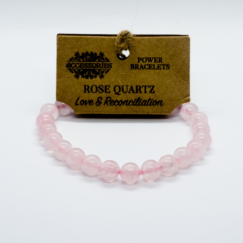 Bransoletka Mocy Kwarc Różowy Bransoletka Mocy Kwarc Różowy