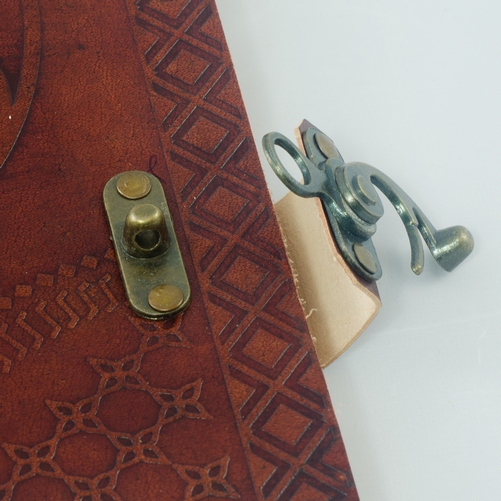 Notatnik skórzany Kwiat Życia zapięcie Notatnik skórzany Kwiat Życia zapięcie