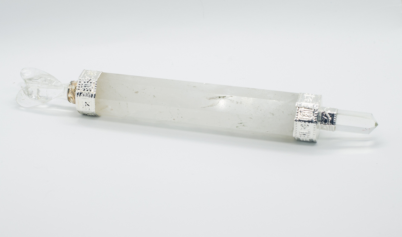 Różdżka Lecznicza 7 Czakr - Kryształ górski tył