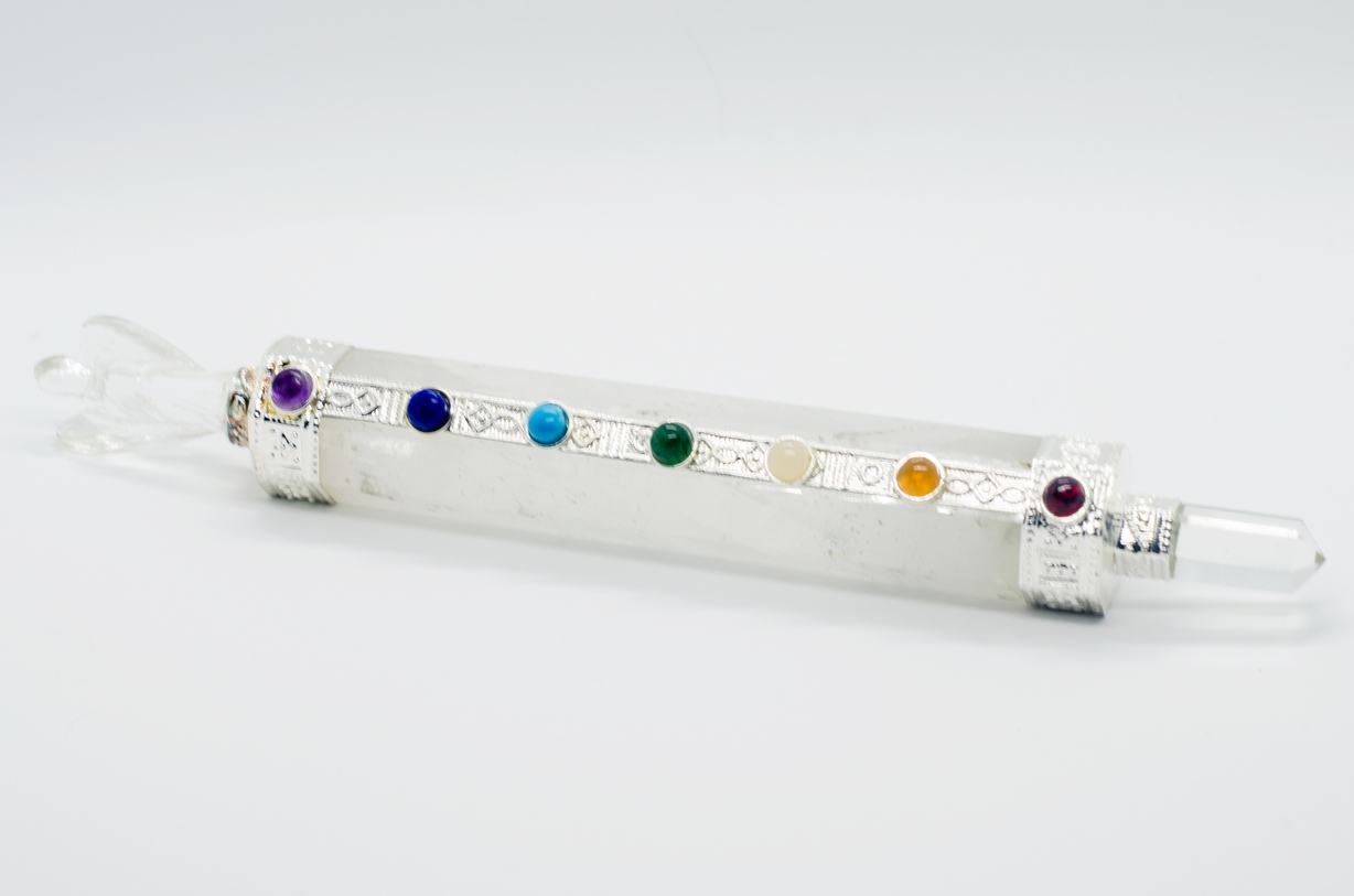 Różdżka Uzdrawiająca 7 Czakr Kryształ