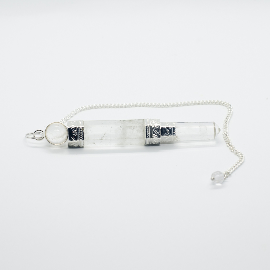 Wahadełko Trzyczęściowe Kryształ Górski poziomo Wahadełko Trzyczęściowe Kryształ Górski poziomo