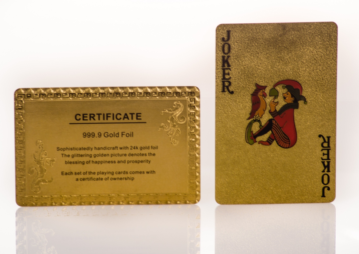 Złote karty klasyczne certyfikat