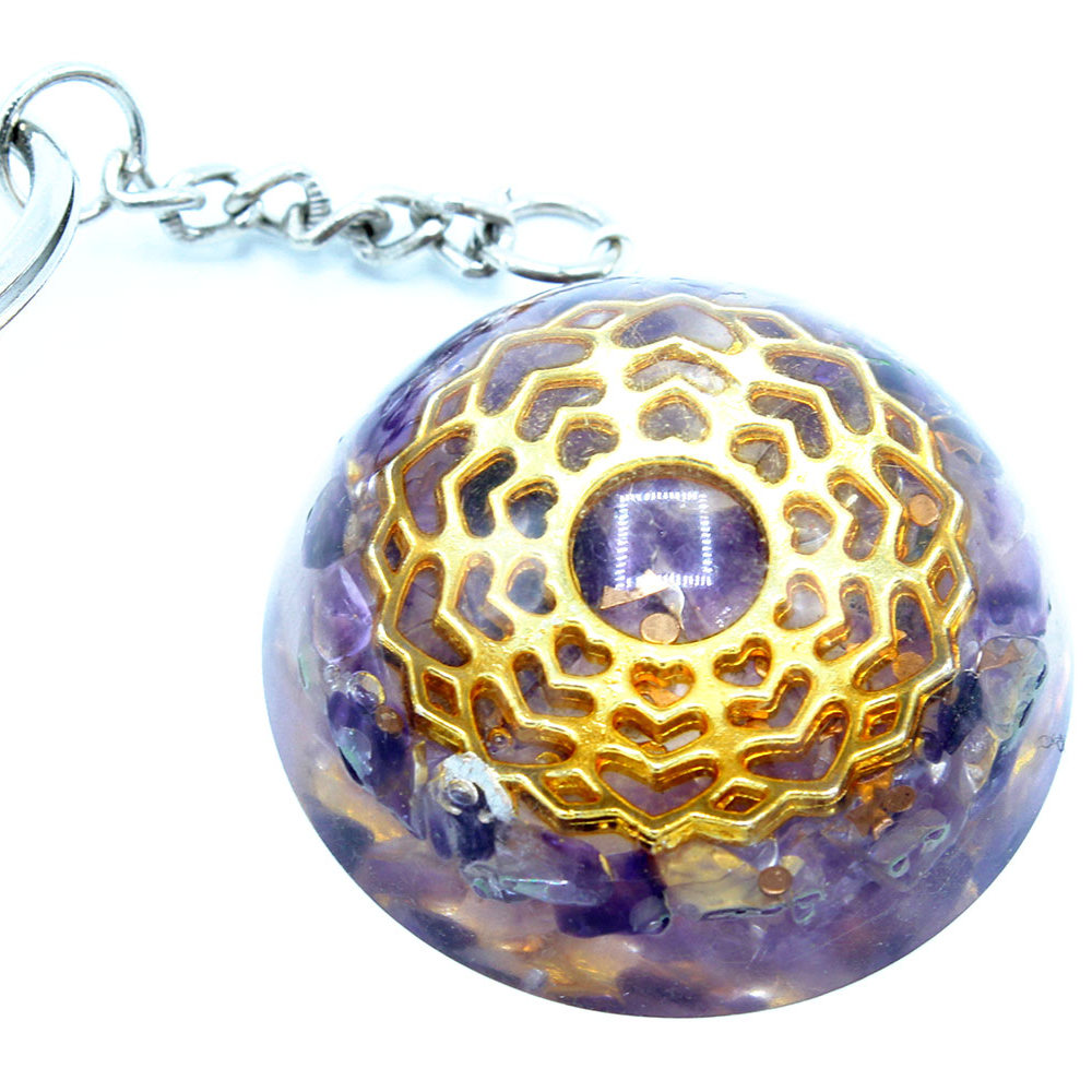 Brelok z Orgonitem Mandala - Serca pow Brelok z Orgonitem Mandala - Serca